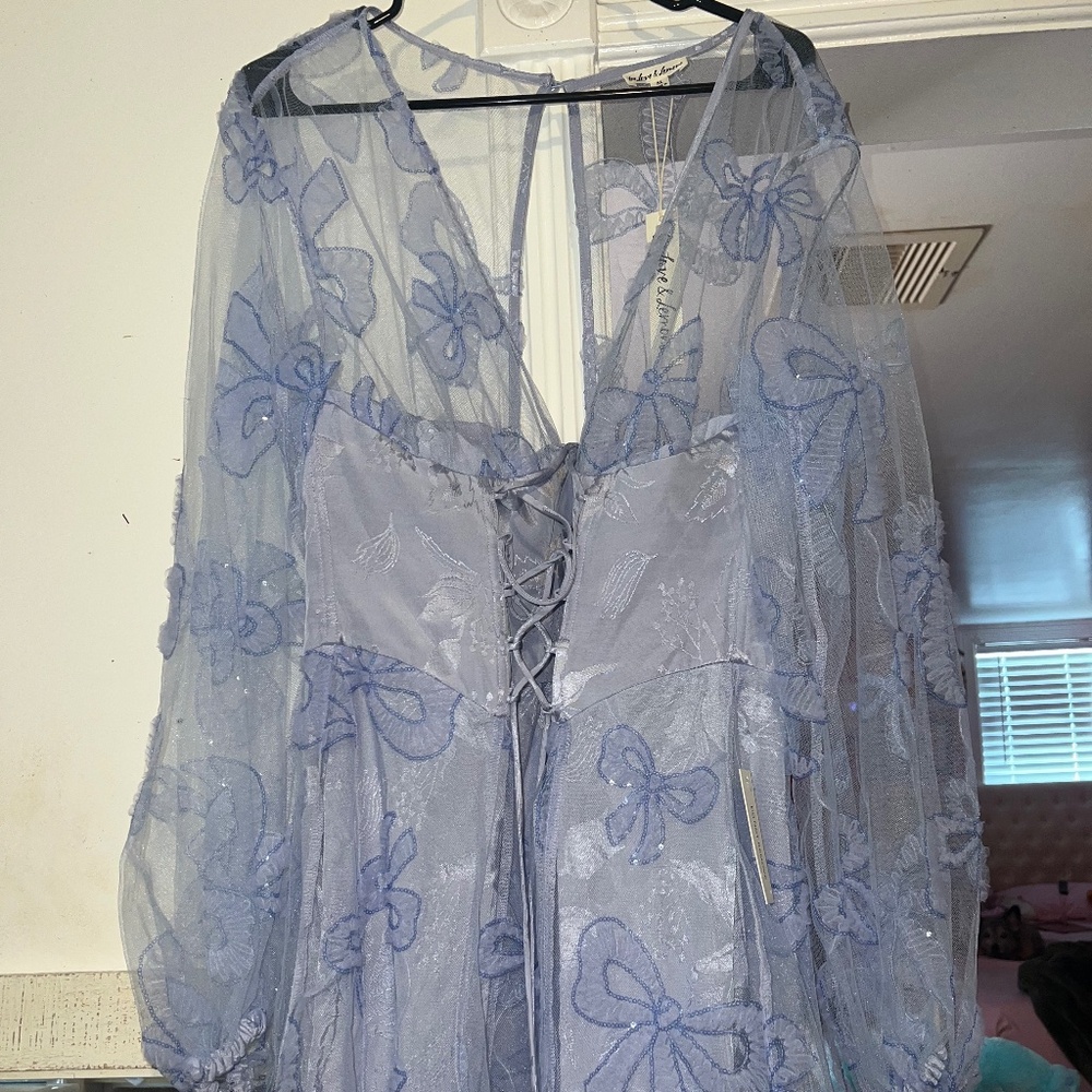 For love and lemons bow dress